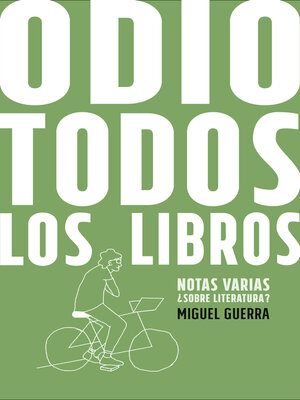 cover image of Odio todos los libros